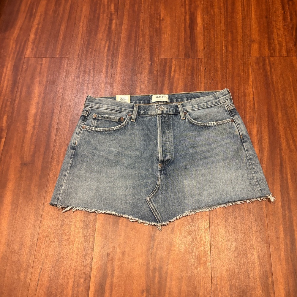 AGOLDE Parker Angled Hem Skirt